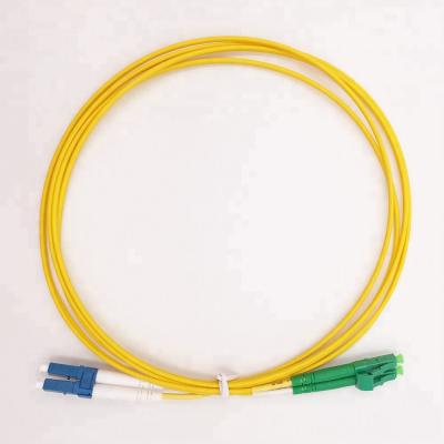 China FTTH LC/UPC to LC/APC LC/UPC to LC/APC Singlemode Duplex Optical Patch Cord for sale