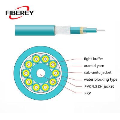 China Indoor Strained Indoor Buffer Breakout GJFJHV Fiber Optic Cable for sale