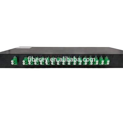 China 19 Inch 1U STRETCH TO MOUNT Low Loss Single Mode High Density Loaded Fiber Optic 1x32 1U 19