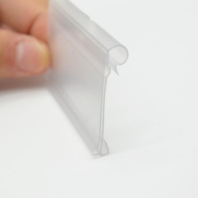 China Small Or Eco - Friendly Plastic Hook Label Holder For Metal Scanning Plate for sale