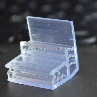 China Plastic Supermarket Display For Supermarket 90 Degree Angle Data Strip Label Holder for sale