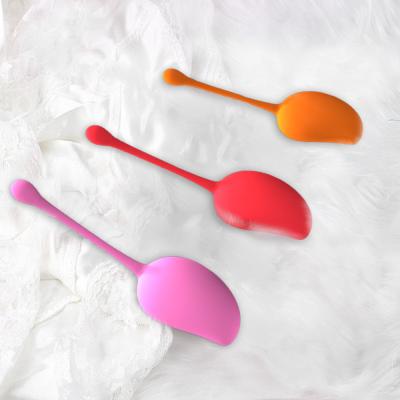 China Mango Shape 3 pcs Ben Wa Balls pelvic floor exerciser  Silicone  Tighten Kell Ball Tight Exercise exercise the vaginal muscles for sale