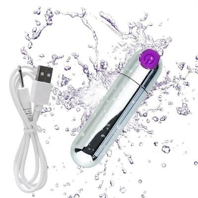 China Mini Powerful  Vibrator Waterproof G Spot Clitoris Stimulator Dildo Mini Bullet Design USB Charged  Quiet Sex Toys for Woman for sale