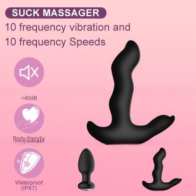 China Male Female Remote Control 7 Frequency Vibration Butt Sex Toys Anal Plug for sale