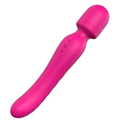 China Wholesale Soft silicone body face neck leg massager wand vibrating massage hine products for sale