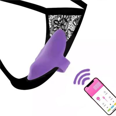 China Wireless APP & Remote Control Wearable Bullet Vibrator Sexy Underwear G Spot Vibrating for sale