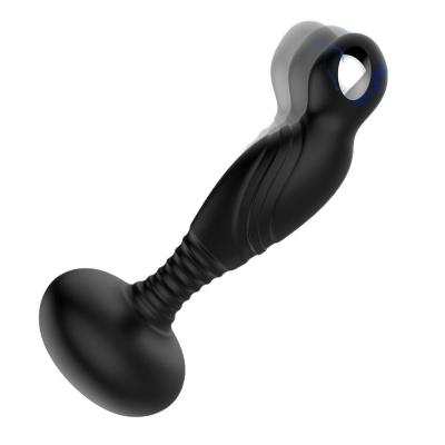 China hot sale G-spot 10 frequency vibration Posterior anal plug vibrator Wireless remote control Men Anal toys for sale