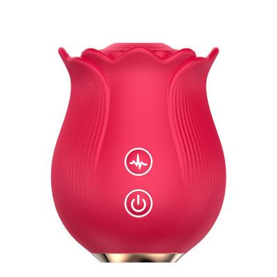 China OEM Sucking Licking Ladies Rose Toy Stimulator Suction Purple Ladies Rose toy For Women for sale