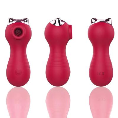 China Cat Vibrator Female Massager Sucking Mode Masturbation Masturbator 10 Frequency Vibrator Simulation Sucking Vibrator for sale