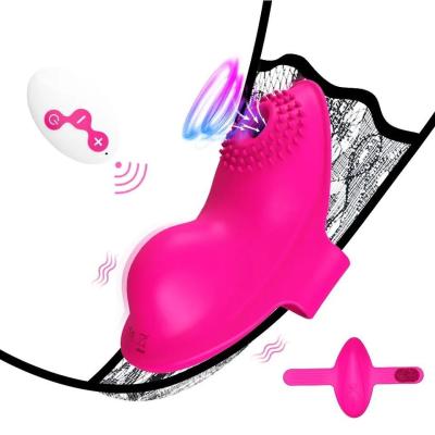 China SacKnove Newest 2 In 1 Wearable Clit Sucker 10 Speed Wireless Remote Control G Spot Clitoral Sucking Vibrator Vibrating Panties for sale