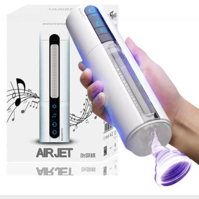 China Fully Automatic Heated Hands-Free Vocal Training Masturbation Sex Tool High Quality Vibrating Suckers Masturbator Cup for sale