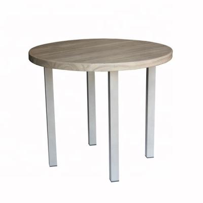 China (Other) adjustable round concrete table top with wood vein look for outdoor use for sale