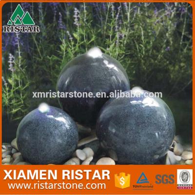 China Outdoor Natural Granite Stone Granite Fountain Three Pillar And Balls Outdoor, Garden Fountain for sale