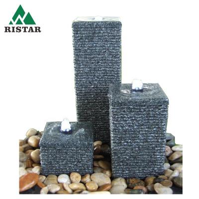 China Garden Deocration Natural Granite Stone Fountain For Outdoor for sale