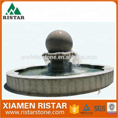 China Decoration Indoor And Outdoor Granite Rolling Ball Stone Water Fountain for sale