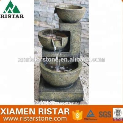 China High Intensity With Light Wholesale Outdoor Garden Water Fountain With 4 Bowls for sale