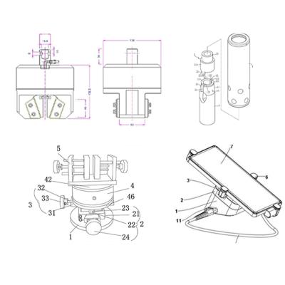 China Customization Accepted BZ CNC Processing Metal Accessories Aluminum Alloy Photographic Equipment Processing Support Anodizing Drawing Customization for sale