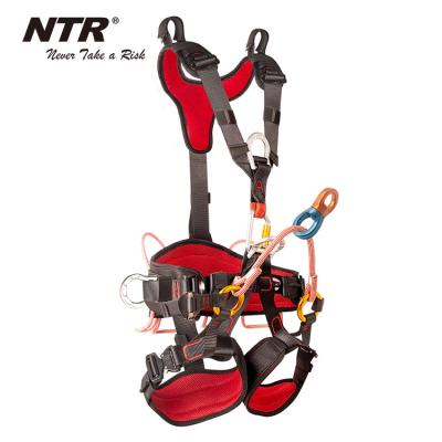 China Fall Protection Tree Climbing Full Body Harness For Fall Protection Rescue Aborist Harness for sale