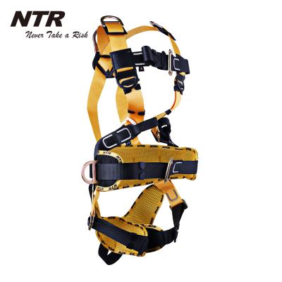 China Fall Protection Full Body Fall Protection Safety Harness with Sternal Connection and Shoulder Lift Points for sale