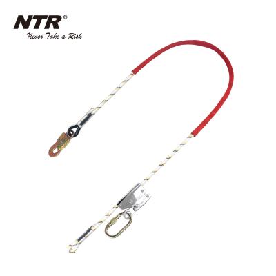 China Aerial Work Positioning Adjustable Safety Harness Lanyard Lanyard for sale