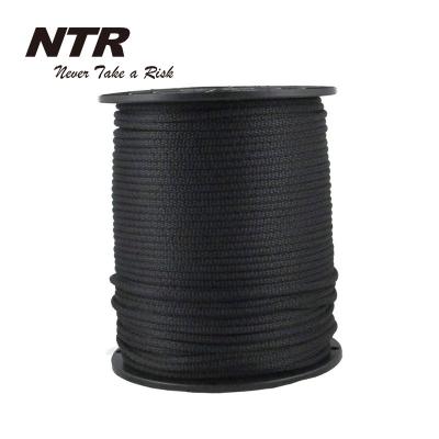 China High tensile 4mm-20mm durable polyester braided rope for outdoor applications for sale