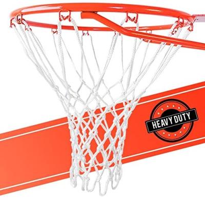 China 50cm*12 Loops 12 Loops White Basketball Net Replacement All Weather Anti Whip, Fits Standard Indoor Or Outdoor Rims for sale