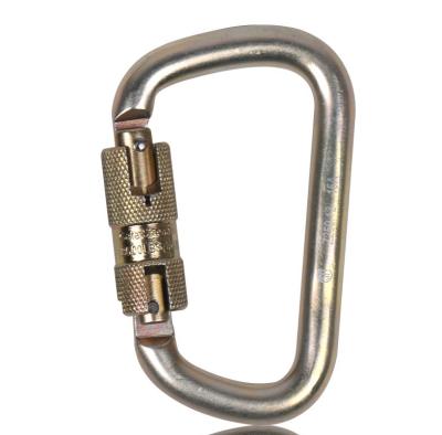 China Aluminum Alloy D Shape Screw Aluminum Carabiner Door for sale