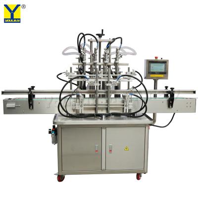 China YT4T-4G Automatic 4 Heads Piston Filler 100ml 500ml 1000ml Liquid Filling Machine en venta