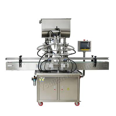 China GT2T-2G Automatic Pneumatic Filler Paste Cream Honey Oil Bottling Filling Machine with Hopper for sale