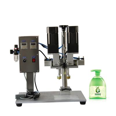 China YL-P Semi-Auto Pneumatic Capper Duck Beak Bottle Cap Rolling Machine Spray Bottle Capping Machine for sale