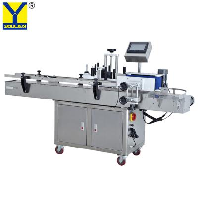 China MT-200 Automatic Vertical Round PET Bottle Adhesive Labeling Machine for Drug Bottle Te koop