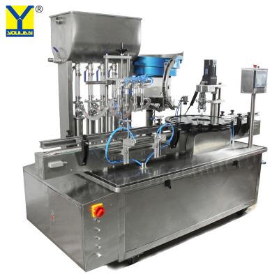 China YTSP500 Automatic Monoblock Small Glass Bottle Alcohol Filling and Capping machine for sale