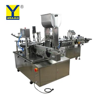 China YTSP 500ml Full Automatic Vinegar Bottle Liquid Filling Capping and Labeling machine Monoblock Te koop