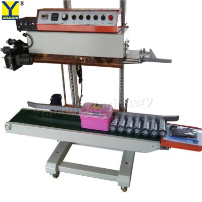 China QLF-1680 Auto Continuous Band Heat Seal Packaging Machine Pouch Sealing Machine with Printing Date Te koop