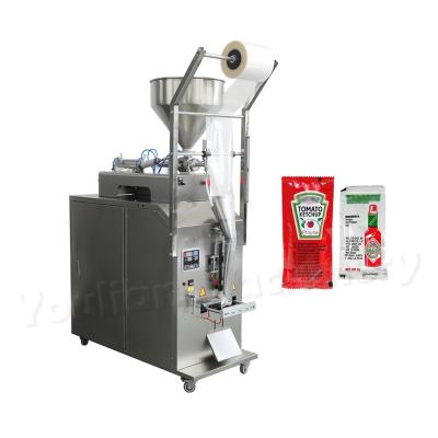 中国 FYL-100 Automatic Peanut Butter Chili Sauce Tomato Paste Shampoo Sachet Pouch Filling Packing Machine 販売のため