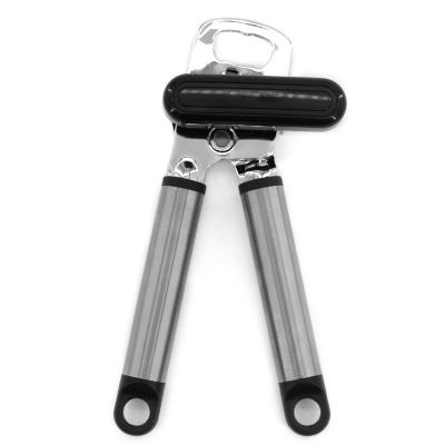 China Sustainable Stainless Steel Can Opener Manual Multifunction 2 in 1 Bottle Opener for sale