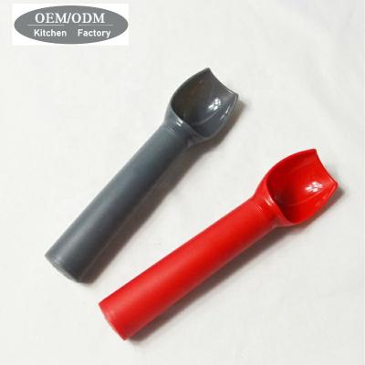 China Viable Wholesale Plastic Colorful Ice Cream Scoop Spoon for sale