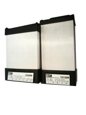 China Switch LED Lighting Power Supply 16.6A , 300W LED DC Power Supply Aluminium Case for sale