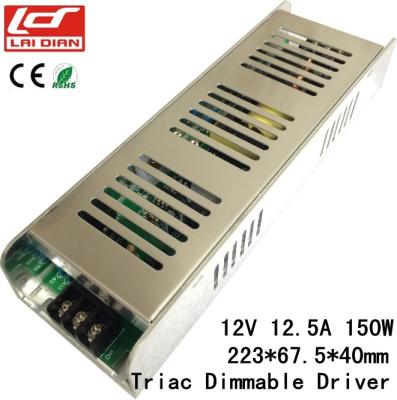 China DC12V 150W Dimmable LED Lighting Power Supply Constant Voltage With Forward Phase for sale