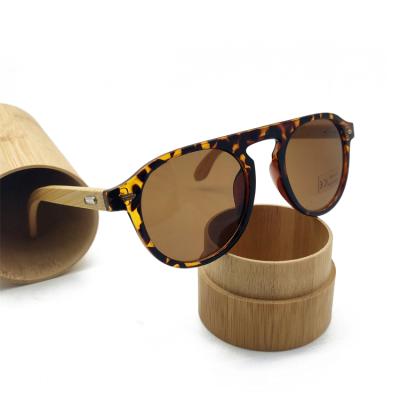 China 2020 Fashion Sunglasses Classic PC Round Frame Wholesale Cheap Simple Fashion Sunglasses Customized Bamboo Sunglasses for sale