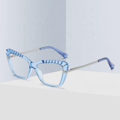 China New Design Computer Glass Fashion Myopia Blue Light Optical Frames Blocking Optical Frame Glasses for sale