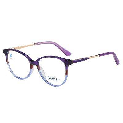 China Optical Frames For Myopia Blue Light Blocking Glass Acetate Optical Eyewear Titanium Glass Frames For Men for sale