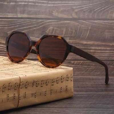 China Fashion Sunglasses Design Special Promotion Custom Acetate Sunglasses Polarized Wooden Sunglasses for sale