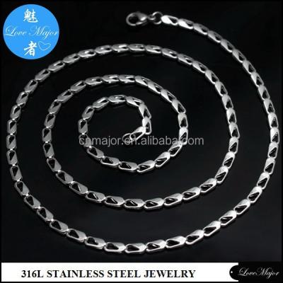 China 2015 Stainless Steel Shrimp Chain Stainless Steel Necklace Thin Fashion Jewelry For Women for sale