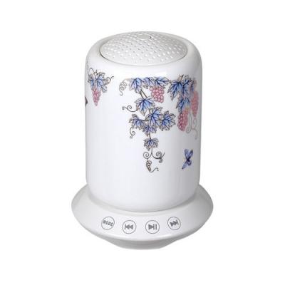 China Elegant Active Ceramic Stereo Bluetooth Speakers 3.7V / 600mAh Li Battery for Mobile Phone for sale