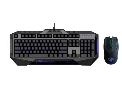 China Teclado e rato combinados iluminados magros padrão do jogo dos grupos para o caderno ou o portátil à venda