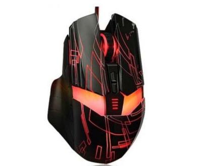 China 7D Full Speed Illuminated Gaming Mouse With Adjustable Sensor Rate / USB Port for sale