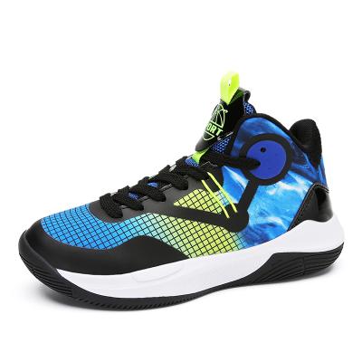 China Independ Buckle Hot Sale Kid's Sport Luminous Basketball Shoes Fashion Casual Breathable Sneakers Running Boys Xkb082 for sale