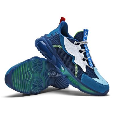 China Independ Buckle Hot Sale Men's Sport Basketball Shoes Luminous Running Shoe Fashion Casual Breathable Sneakers for sale