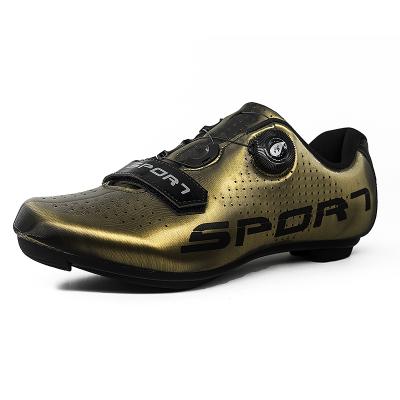 China Independ Buckle Black Men/Women Cycling Shoes City Bicycle Shoes Cash Sale Sports Products Hot Pale Gold Road Shoes for sale